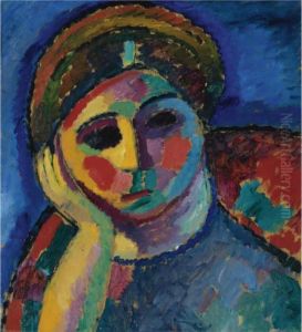 Die Sinnende (the Thinking Woman) by Alexei Jawlensky