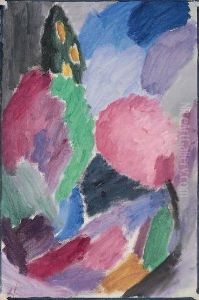 Grosse Variation: Es Sturmt by Alexei Jawlensky