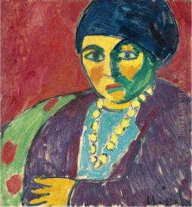 Weiblicher Kopf (helene) (female Head, Helene) by Alexei Jawlensky