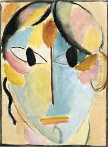 Mystischer Kopf by Alexei Jawlensky