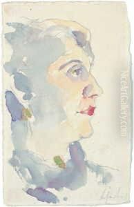 Tony Kirchhoff Im Profil by Alexei Jawlensky