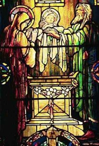 The Dedication in the Temple by Louis Comfort Tiffany