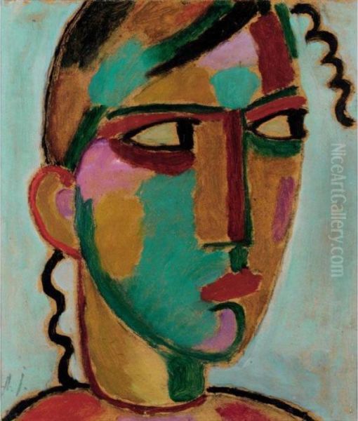 Mystischer Kopf: Madchenkopf (mystical Head: Head Of A Girl) - view 1