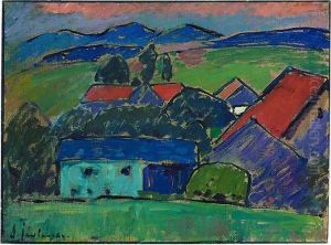 Landschaft - Murnau (landscape, Murnau) by Alexei Jawlensky