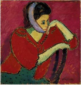 Frau Mit Kopfbinde (woman With Bandeau) by Alexei Jawlensky