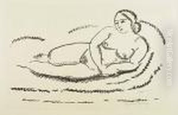 Liegender Weiblicher Akt I<</b> - view 1