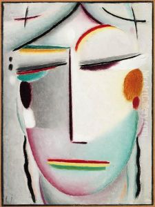 Heilandsgesicht: Ferne Hohheit - Buddha Ii by Alexei Jawlensky