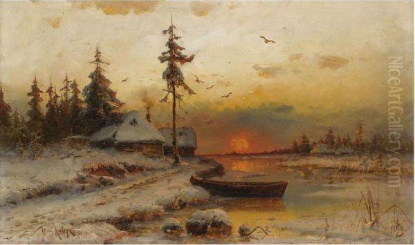 Winter Sunset - view 1