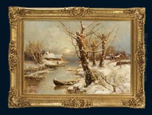 Romantische Winterlandschaft Romantische Winterlandschaft