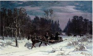 Hunting Wolves by Iulii Iul'evich (Julius) Klever