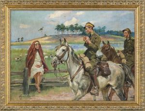 Lancers by Wojciech Von Kossak