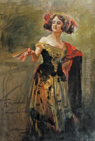 Dama Z Wachlarzem - view 1