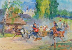 Wesele Krakowskie by Wojciech Von Kossak