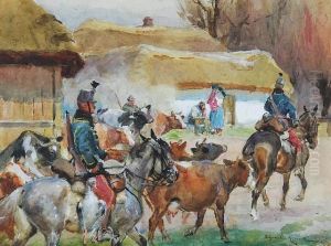 Kontrybucje Austriackie by Wojciech Von Kossak
