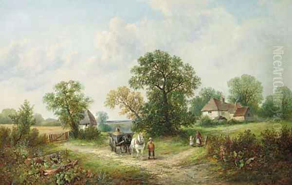 A Derbyshire Lane - view 1