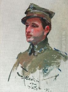 Portret Oficera by Wojciech Von Kossak