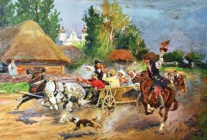 Wesele Krakowskie by Wojciech Von Kossak