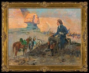 Napoleon And Sphinx by Wojciech Von Kossak