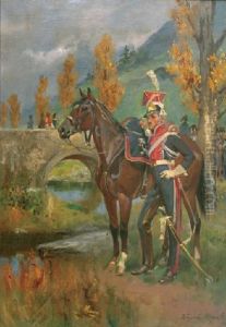 Szwolezer Gwardii Polskiej by Wojciech Von Kossak