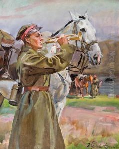 Kawalerzysta by Wojciech Von Kossak