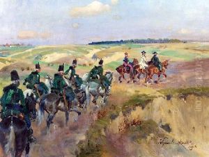 Kosciuszko W Otoczeniu Sztabu by Wojciech Von Kossak