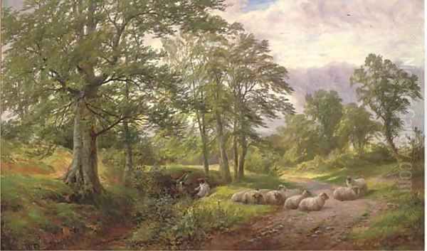 Near the fish pond, Knowle Hill's, Derbyshire - view 1