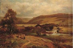 The Llugwy river Ciffyn, North Wales by George Turner