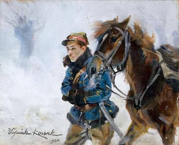 Le Cavalier Dans La Neige - view 1