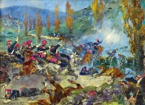 Szturm Jazdy Polskiej Na Stanowisko
