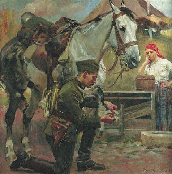 Ulan Opatrujacy Konia - view 1