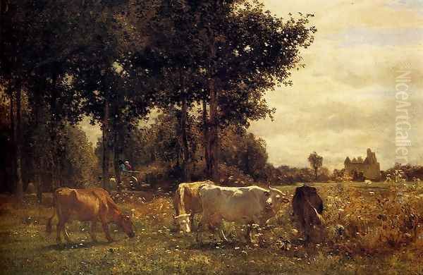 Cows Grazing - view 1