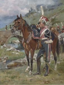 Polish Lancers Of The French Imperial Guard by Wojciech Von Kossak