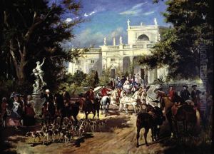 Wyjazd Na Polowanie 1881