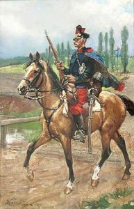 Jezdziec Na Koniu by Wojciech Von Kossak