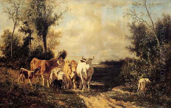 Returning From Pasture - view 1