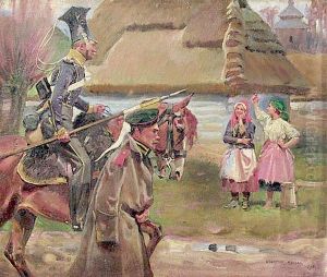 Ulan Prowadzacy Jenca, 1912 R. Ulan Prowadzacy Jenca, 1912 R.