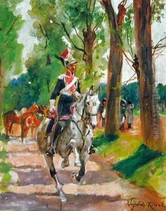Adiutant Napoleona by Wojciech Von Kossak