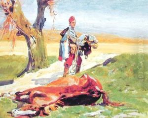 Epizod Z Wojny Swiatowej by Wojciech Von Kossak