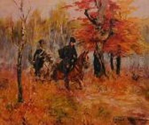 Jezdzcy, 1924 R. by Wojciech Von Kossak