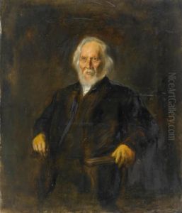 Portratstudie Justiziar Bamberger by Lenbach Franz Von