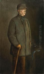 Bismarck Als Jager by Lenbach Franz Von