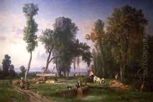 View at La Ferte Saint Aubin near Orleans