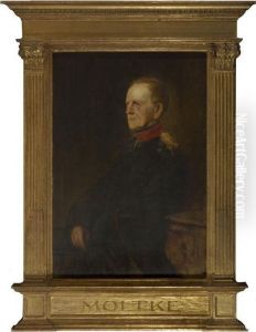 Helmuth Graf Moltke by Lenbach Franz Von