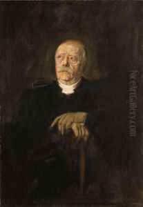 Otto Furst Von Bismarck by Lenbach Franz Von