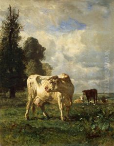 Cows in the Field by Constant Troyon