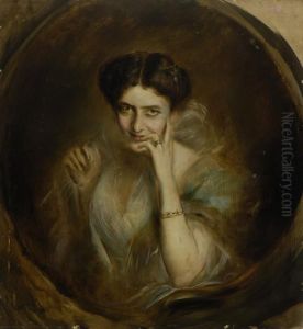 Mary Victoria Lady Curzon Of
Kedleston by Lenbach Franz Von