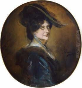 Signiert Mitte Rechts: F. V. Lenbach. by Lenbach Franz Von