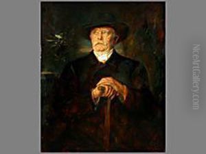Portrait Des Fursten Bismarck by Lenbach Franz Von