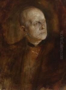 Helmuth Graf Moltke by Lenbach Franz Von