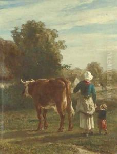 Retour de la vache by Constant Troyon